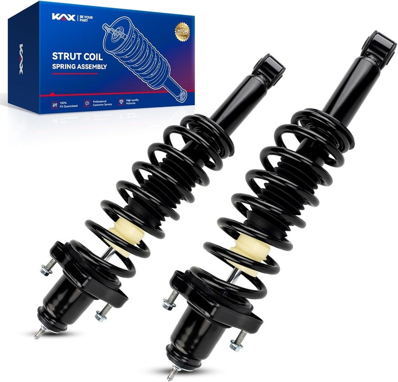 KAX Struts Coil Spring Shock Absorber Assembly Rear for Jeep Compass 2007-2010, Heavy Duty Load Bearing 5000lbs, OE Replacement 272401 * 2 - Image 1